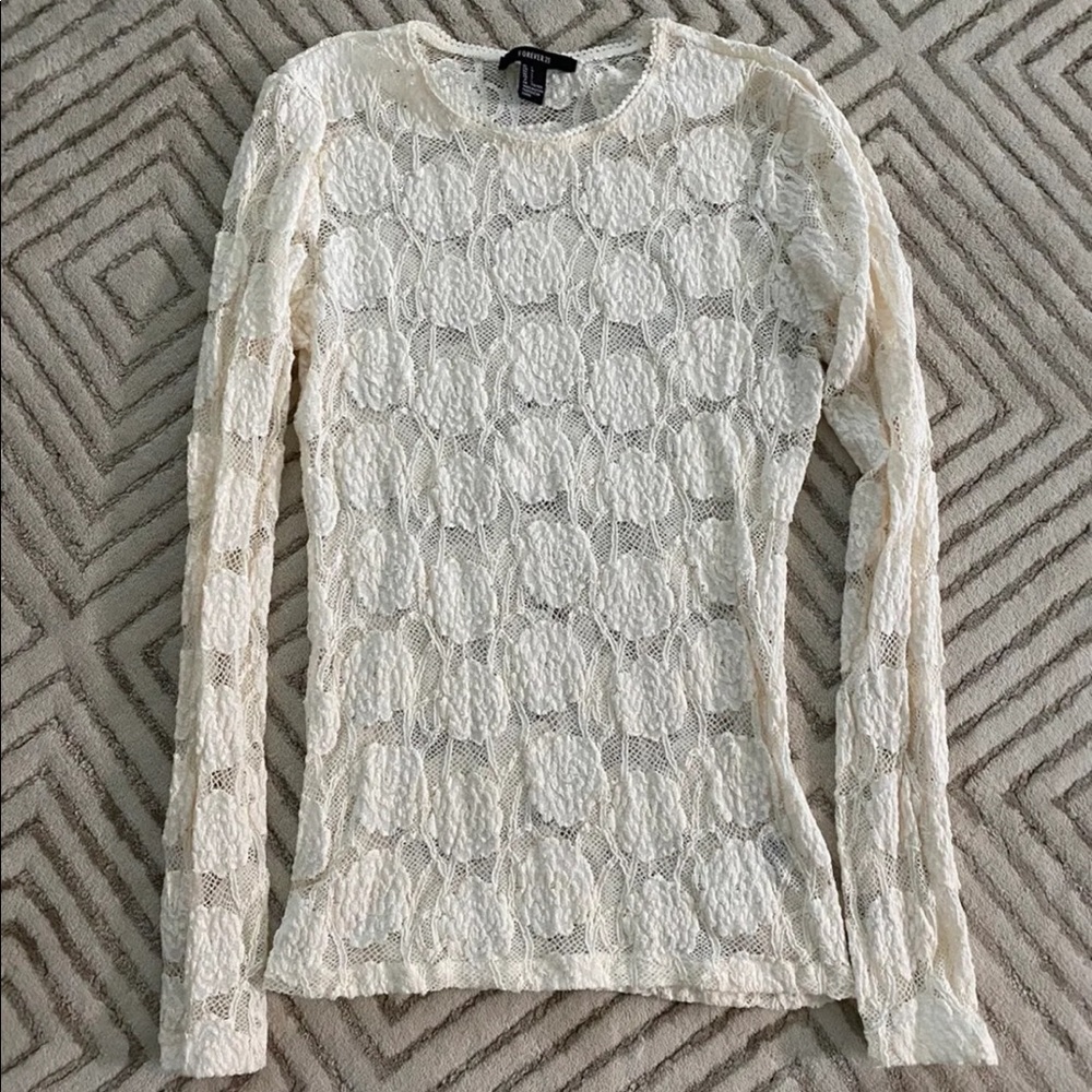 Forever 21 lace shirt